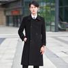 Men's Mid-Length Professional Wool Blend Overcoat