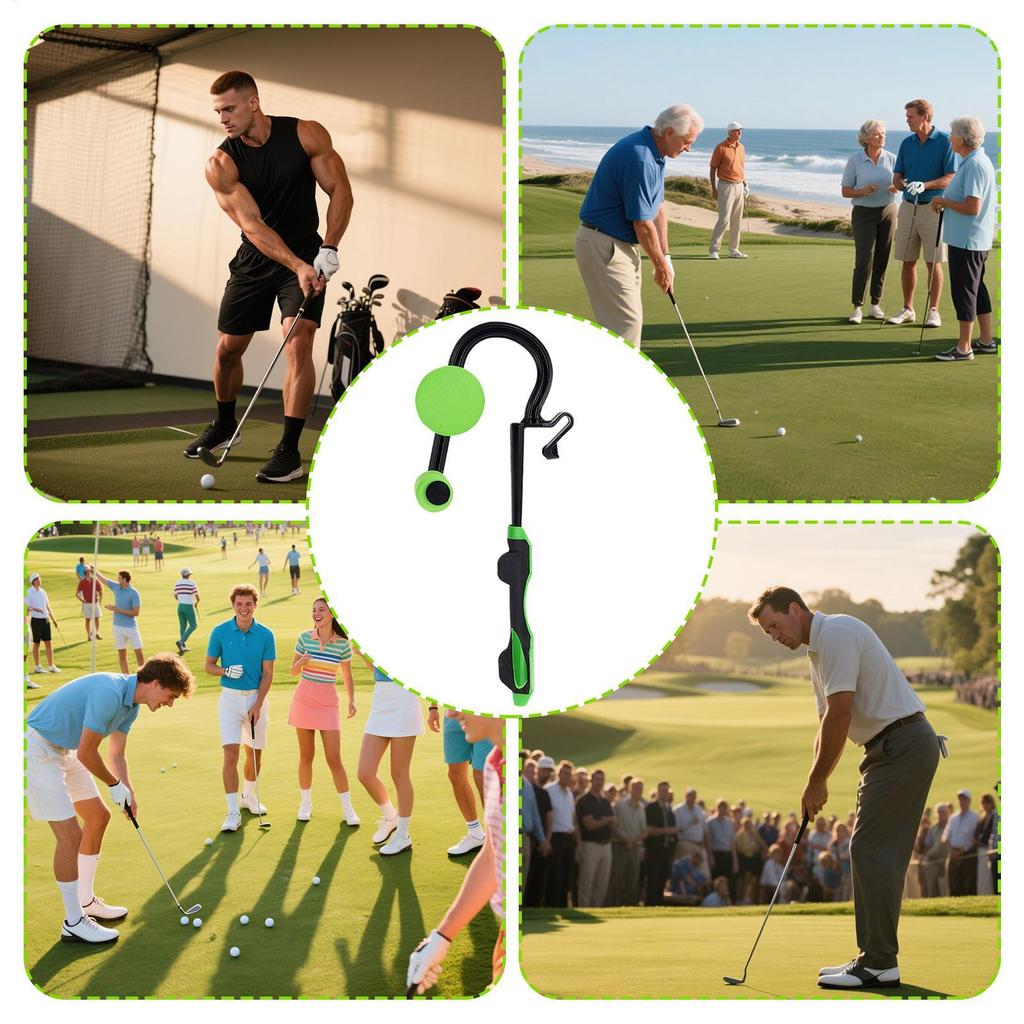 Golf Swing Trainer Instant Feedback Golf Swing Correction Tool Portable Design Ball Sports Training Equipment for Women Teens