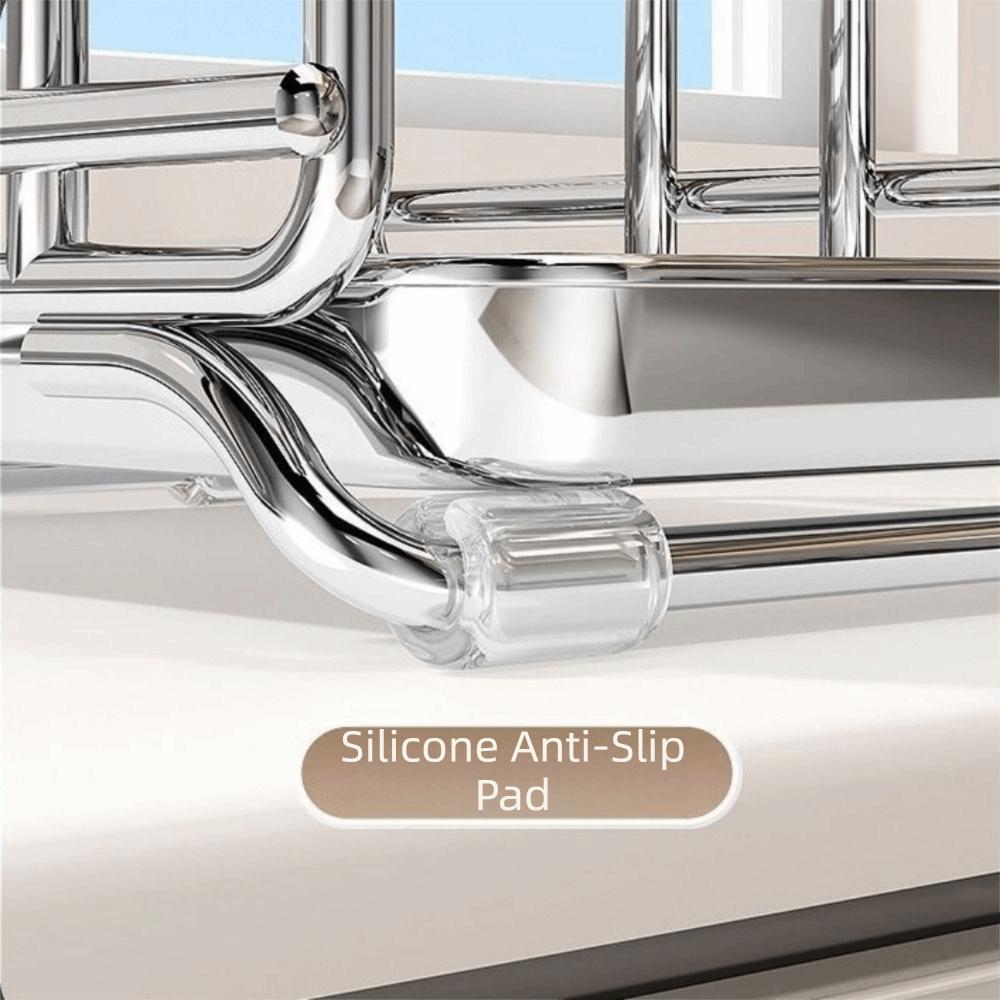 Anti-slip Multi-layer Pot Lid Rack Stable Pot Lid Storage Rack Pot Cover Shelf Pantry