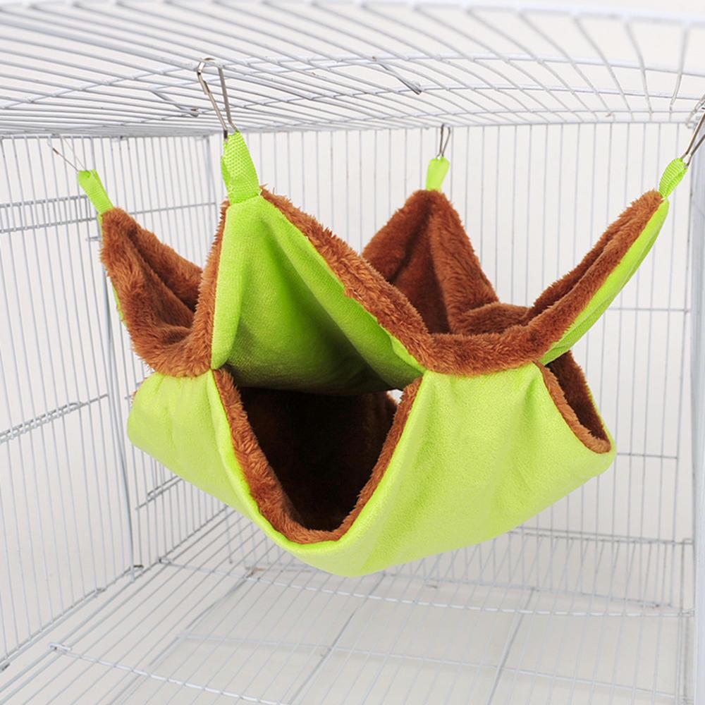 Kleintier Doppelschicht Warmes Hängematten-Nest Hamster Eichhörnchen Schlafsack Gleiter Zweischichtig Igel Chinchilla Papagei Vogelkäfige