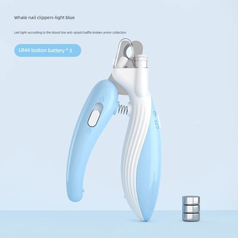 

Pet Nail Clipper Led Nail Clippers Anti-Bleeding Cat Nail Clippers Dog Nail Clippers Nail Clippers Pet Supplies Sky Blue