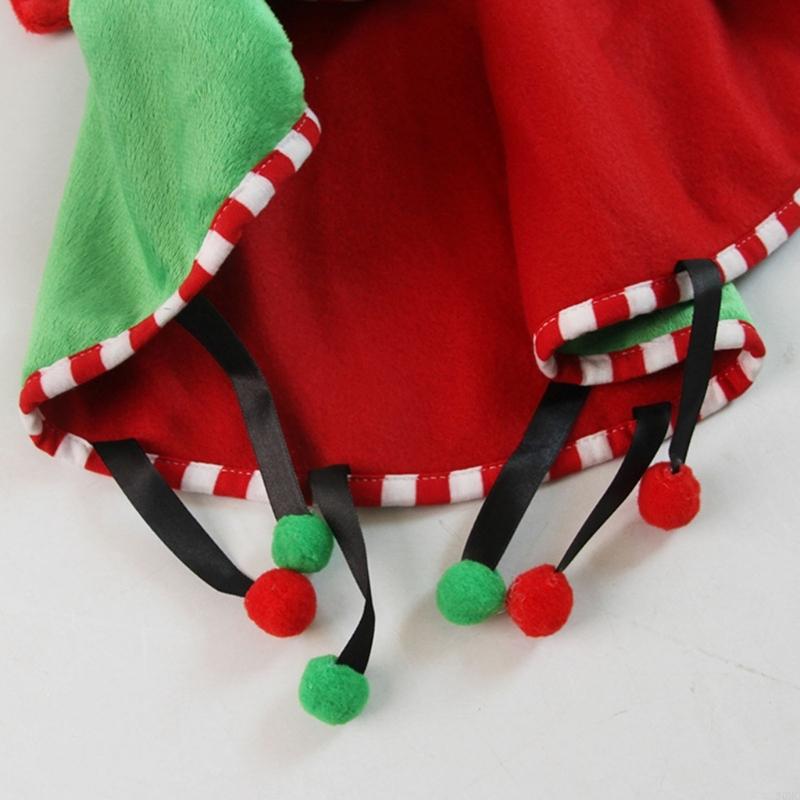 Holiday Pet Clothing Santa Costume With Soft Substance Perfect For Christmas Photos Family Gatherings J0MC