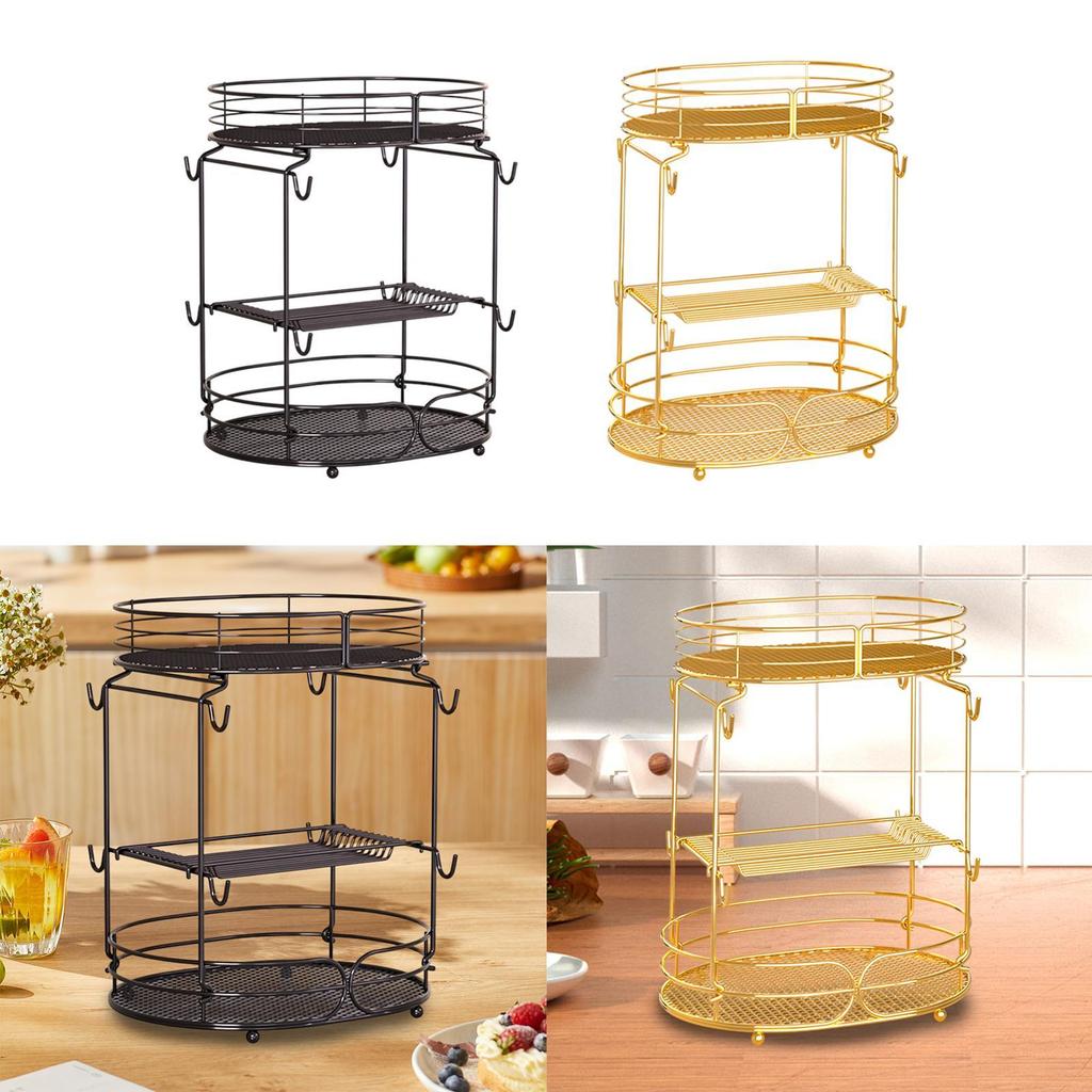 Coffee Pod Storage Rack Coffee Capsule Holder for Kitchen Cafe Countertop