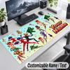 Miraculous Ladybug Personalized Large Mouse Pad Custom Name Text Extended Desk Mat Gaming Mousepad
