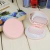Mini Makeup Mirror with Comb Set Pocket Mirror Chocolate Cookie Shaped  Makeup Tool