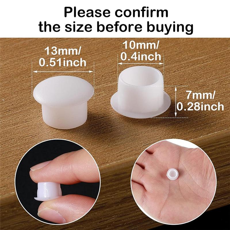 Good-150 Pieces 10Mm (3/8 Inch) Plastic Plugs For Hole Plugs Screw Hole Plugs For Door Screw Chair Cabinet Cupboard Shelf Durabl