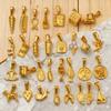 Waterproof Tarnish Free Comb Angel Coffee Cup Amor Charm  Custom DIY Jewelry 18k Gold Plated Fashion Pendants Charms