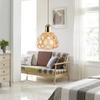 Bamboo Cage Woven Bamboo Lamp Shade Small Chandelier Cover Rustic Bulb Lampshades  Pendant Light