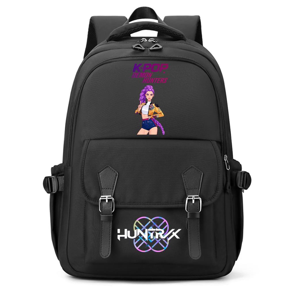 Anime Cute Cartoon Kpop Demon Hunters Printed Large Capacity Backpack for Teenger Student Girl Boy Schoolbag Bookbag Women Waterproof Travel Bag