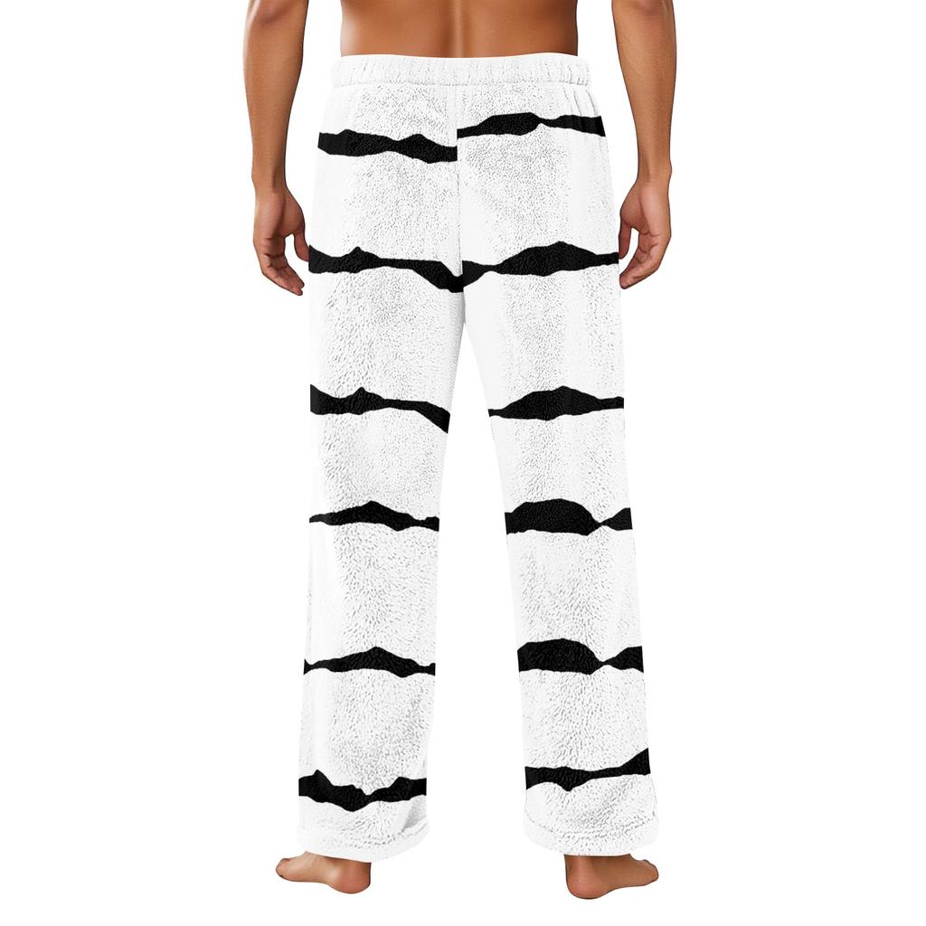 Men's Allover Printed Home Pants Sleeping Pajama Pants Long Pants Pajama Pants