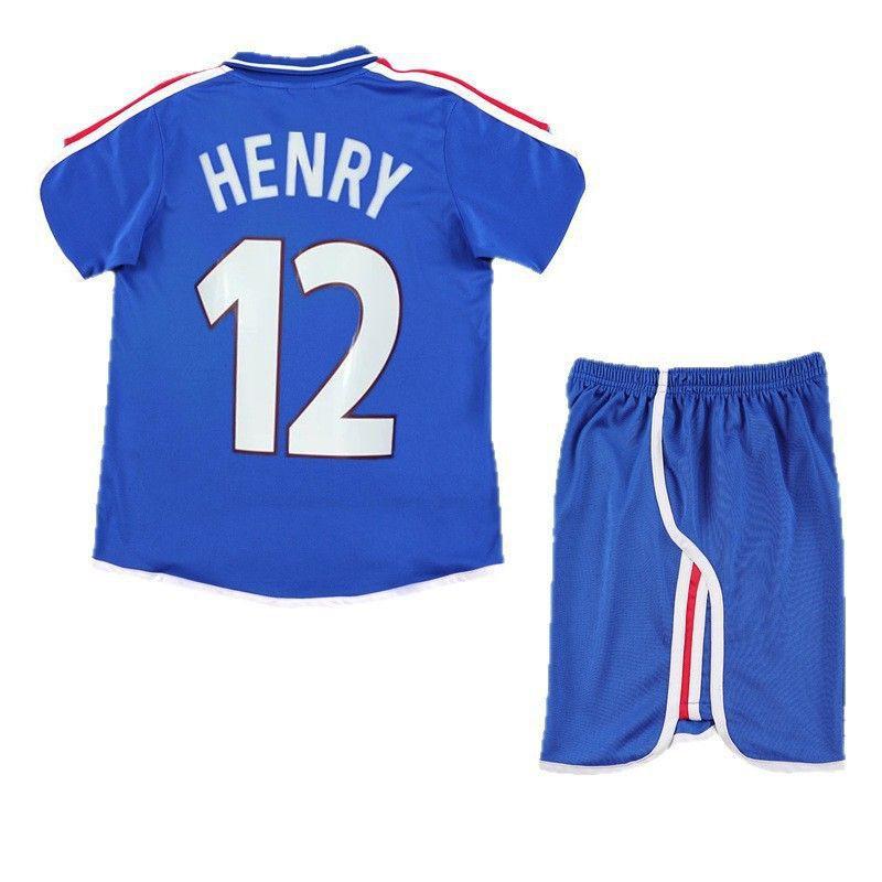 Vintage National Team Retro Football Jerseys Kids Classic Sports Training Shirts