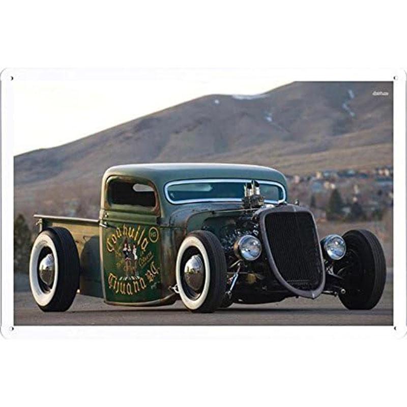 Auto Metal Tin Signs Plaque Sports Car Wall Decoration Vintage Art Posters Iron Painting for Man Cave Home Cafe Garage Club Bar