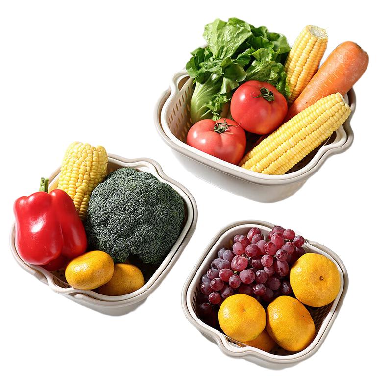 Multi-functional Kitchen Fruit & Vegetable Wash & Drain Tools