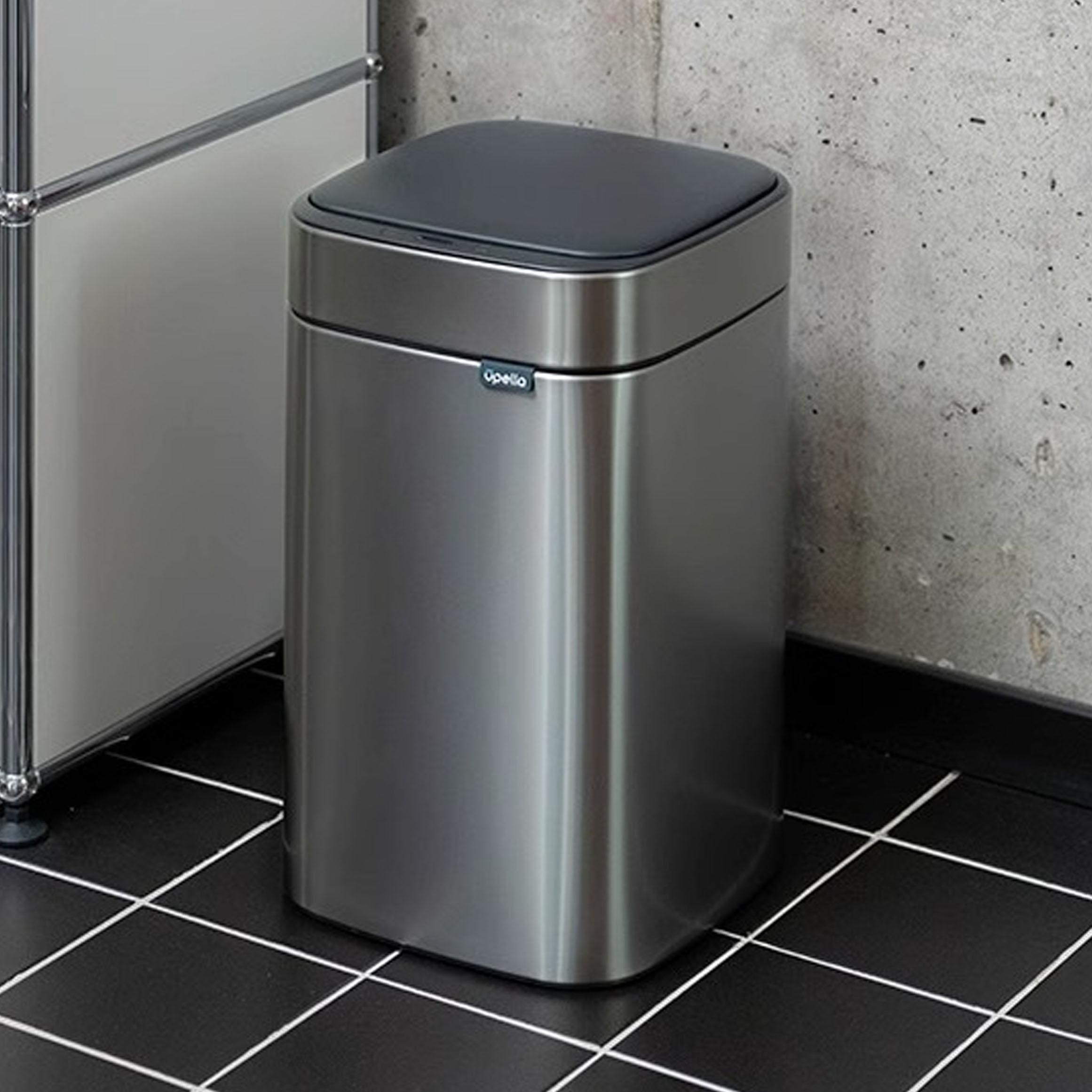 

8L Smart Sensor Trash Can Electri Garbage Bin Automatic Bagging Living Room Trash Can Kitchen Office Home Bathroom Waste Bins 8L
