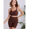 Women Large Bust Minimizer Seamless Breathable Mesh Hollow Out Push Up Gathering Bra