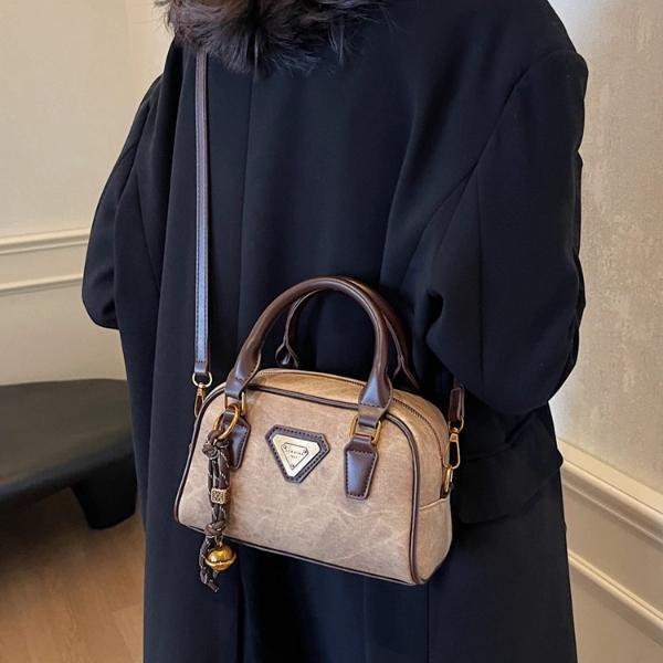 Luxuriöse Retro Damen Umhänge- & Hand-Bowlingtasche - Herbst/Winter Kollektion 2025