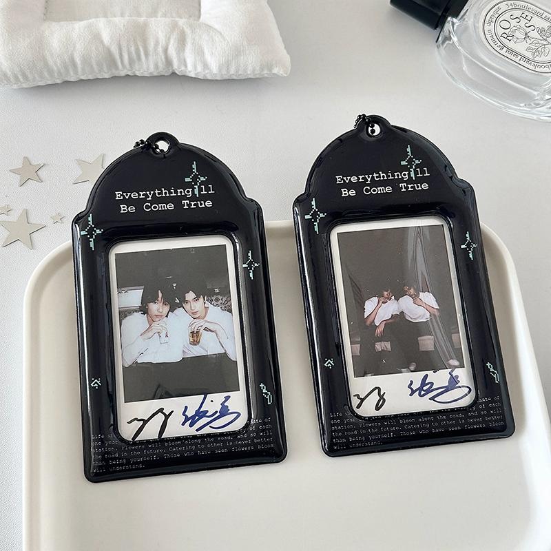Kpop Holder na Fotokartki Segregator Fotokartki Ramki Karty Idolów Stojak na Wyświetlanie Breloczek do Torebek Karty Kpop Książka Kolekcjonerska