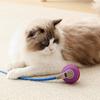 USB Rechargeable Cat Teaser Ball Small Tail Interactive Cat Toys Self-Entertainment