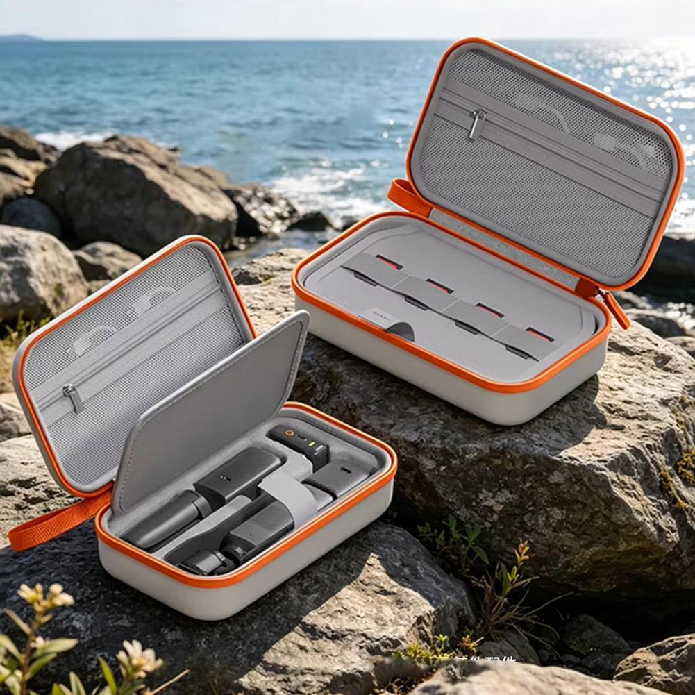 Carrying Case With Compartments For DJI Osmo Pocket 4/3 Shockproof Protective Storage Bag for Osmo Pocket Camera Organizer Case