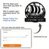 Unique Custom Viking Ship Metal Wall Art Nordic Nameplate Round Decor