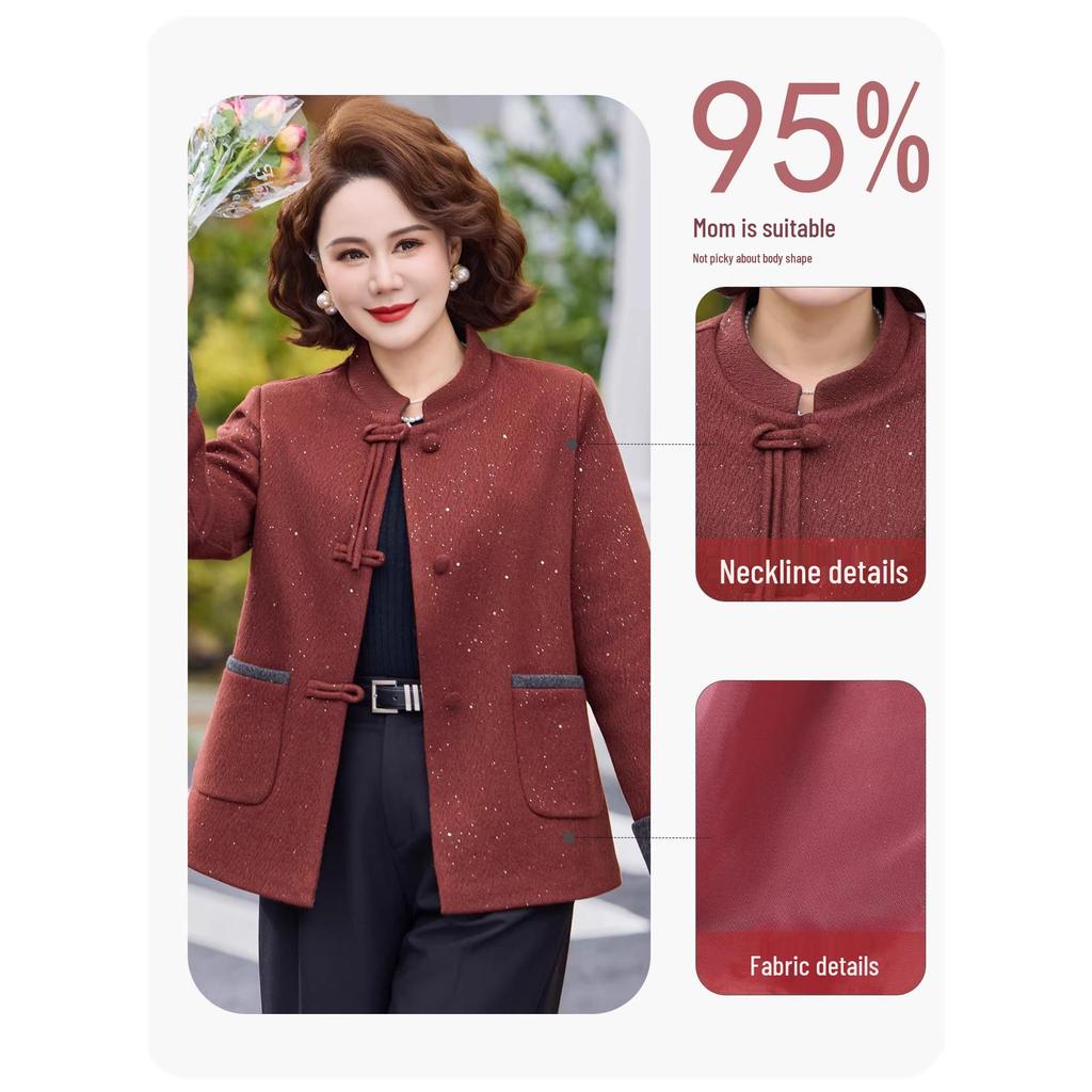 2026 Spring Jacket: Stylish Loose Outerwear for Middle-Aged Mothers