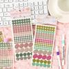 Colorful Dot Journal Sticker Seals - Round Decorative Labels
