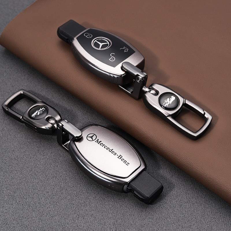 RPO5   PU Car Key Case Cover Shell Fob For Mercedes Benz A B C E Class GLS GLA GLK GLC CLS CLA AMG W204 W205 W212 W463 W176 Keychain