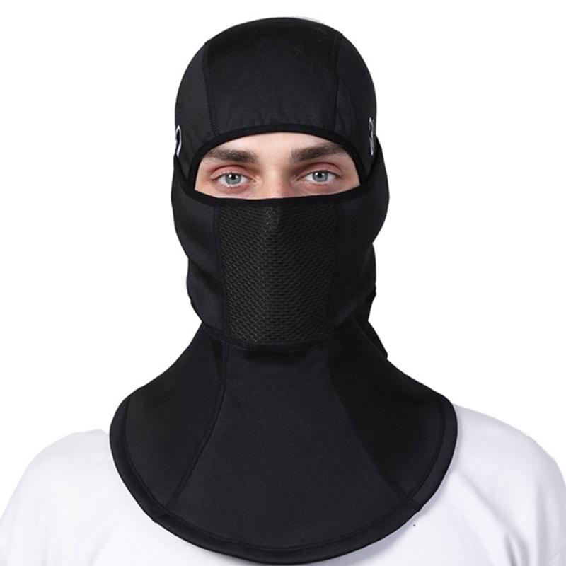 Thermal Windproof Headgear for Motorbike Riders Breathable Full Face & Neck Protections Motorcycling Headwear for Bike
