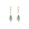 Elegant Green Leaf Geometric Ear Cuff: Versatile, Stylish, and Luxurious