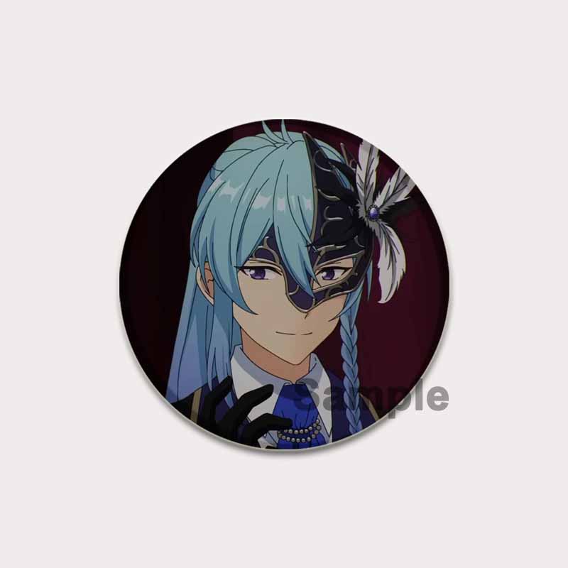 32/44/58mm Anime Ensemble Stars Pin Cartoon Figure Wataru Hibiki Brooch Creative Cute Art Badge for Backpack Decor Fans Collection Gifts