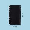 6Pcs A6 Waterproof Pvc Cash Budget Envelopes Zipper Binder Pouches 6-Hole Binder Pockets For Notebook Planner Journey Binders