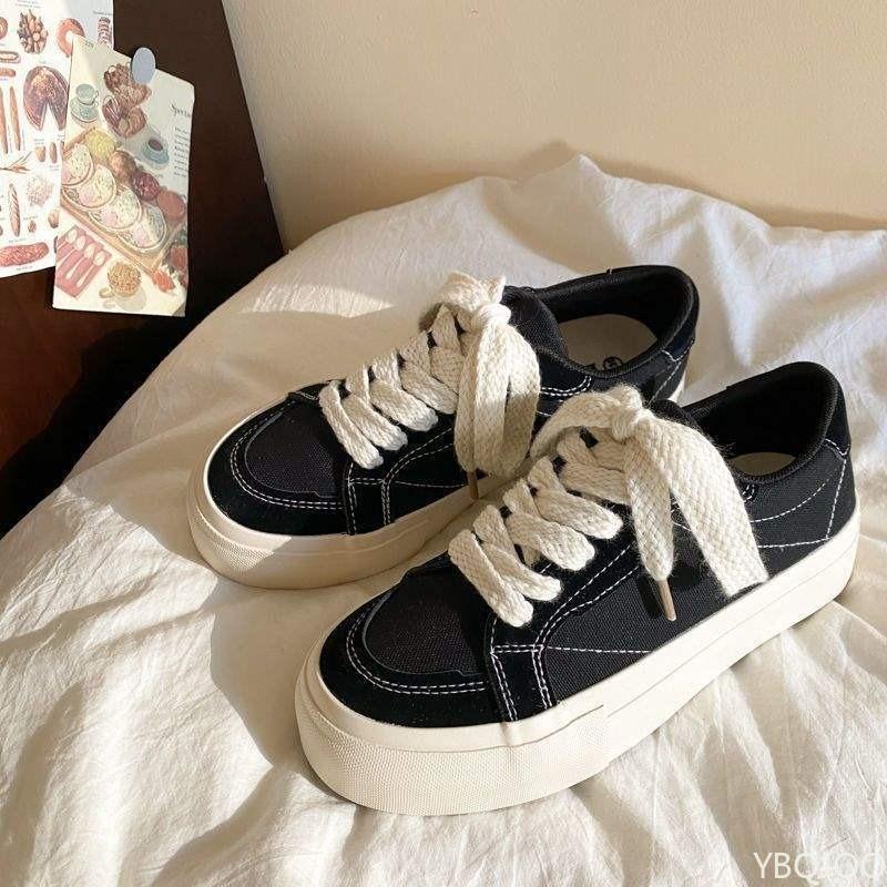 Fashion Female flat bottomed casual personality spring summer student canvas shoes simple comfortable versatile daily women's shoes