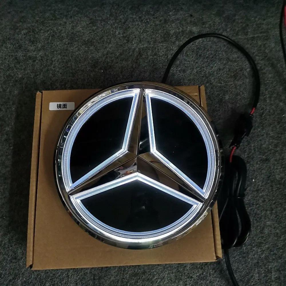 Для Mercedes benz W204 W205 W213 W177 W176 W218 W253 GLE GLC GLS W206 VITO W447Світний значок на решітку 3D Опукла зірка Передня емблема