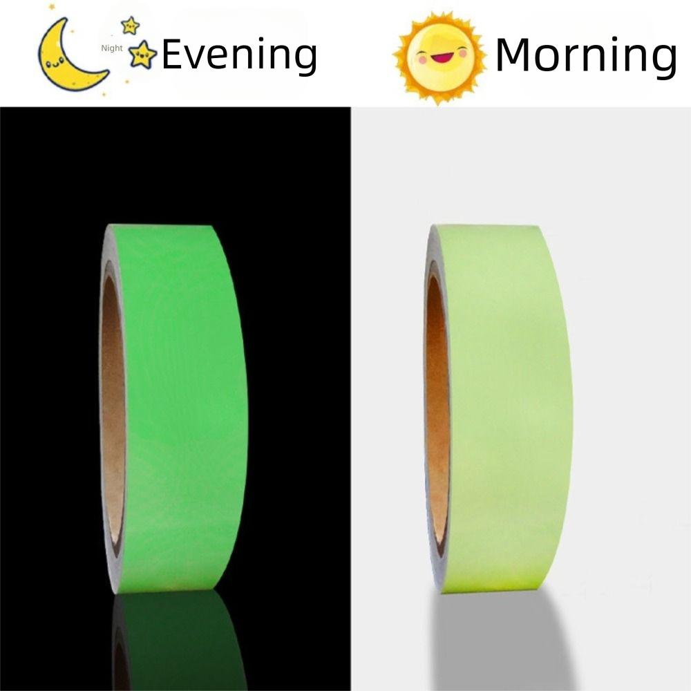 

Self-Adhesive Glow in Dark Tape Glow in Dark Night Vision Tape Safety Warning Tape Safety Warning 10mm*10m зелёный
