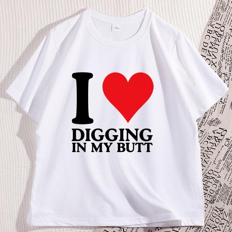 Funny Start Digging Weirdcore Cursed TShirt for Men Cotton Printed Graphic Tees Streetwear Clothing Y2k Streetwear T Shirt