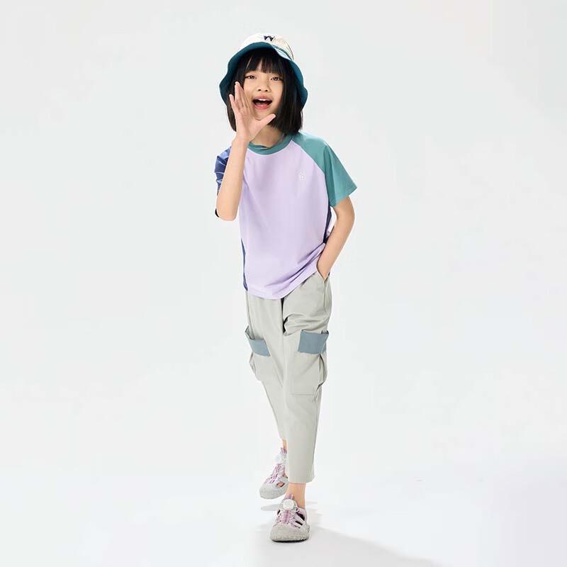 

Детская дышащая футболка с коротким рукавом EBAER, лето 2025 150