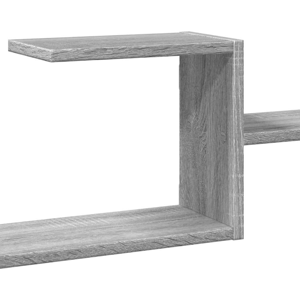 Wall Shelf Gray Sonoma 104 x 15 x 49 cm Particleboard