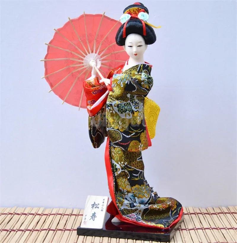 Geisha Japanese Kimono Doll Puppet Seafood Sushi Shop Restaurant Decorate Tool Cute Toy Embellishment Ornaments Gift Crafts 1-28