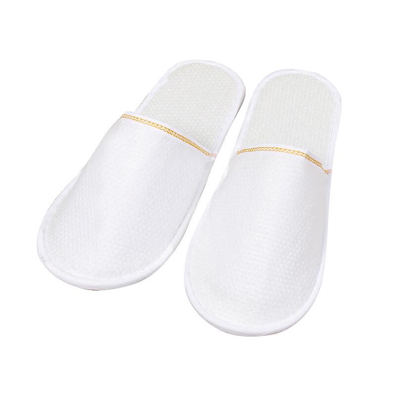 Brangdy Disposable Hotel Guest Slippers, 6mm Sole