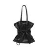 Rootote Shirred Tote Bag, SC TALL Metallic, 3636 (Black)