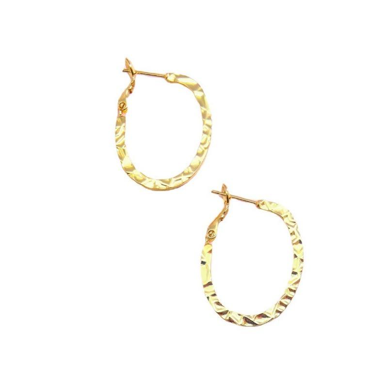 

Легкие роскошные нерегулярные U-образные металлические серьги для женщин простые Ins кованые узоры персонализированные модные высококачественные серьги