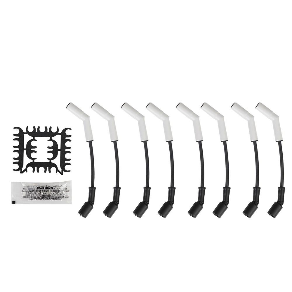 9070C 8Pcs Extreme Wire Set Silicone Spark Plug Wire Boot Kit For GM LS/LT Gen LS2 LS3 LS4 LS7 Engines Repairing Auto Parts