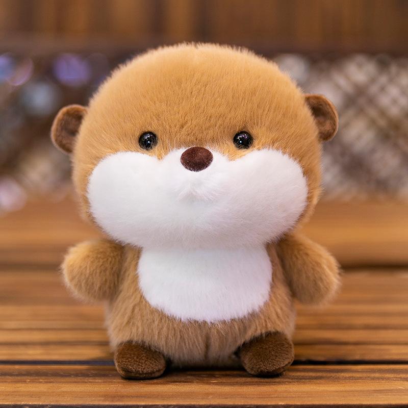Mini Cute Little Fox Table Companion Doll Dolls Siamese Cat Plush Toys Office Ornaments Doll