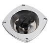 RV City Water Inlet with Check Valve Pressure Reducing Chrome City Water Fill Inlet Hookup Connector for Trailer Marine