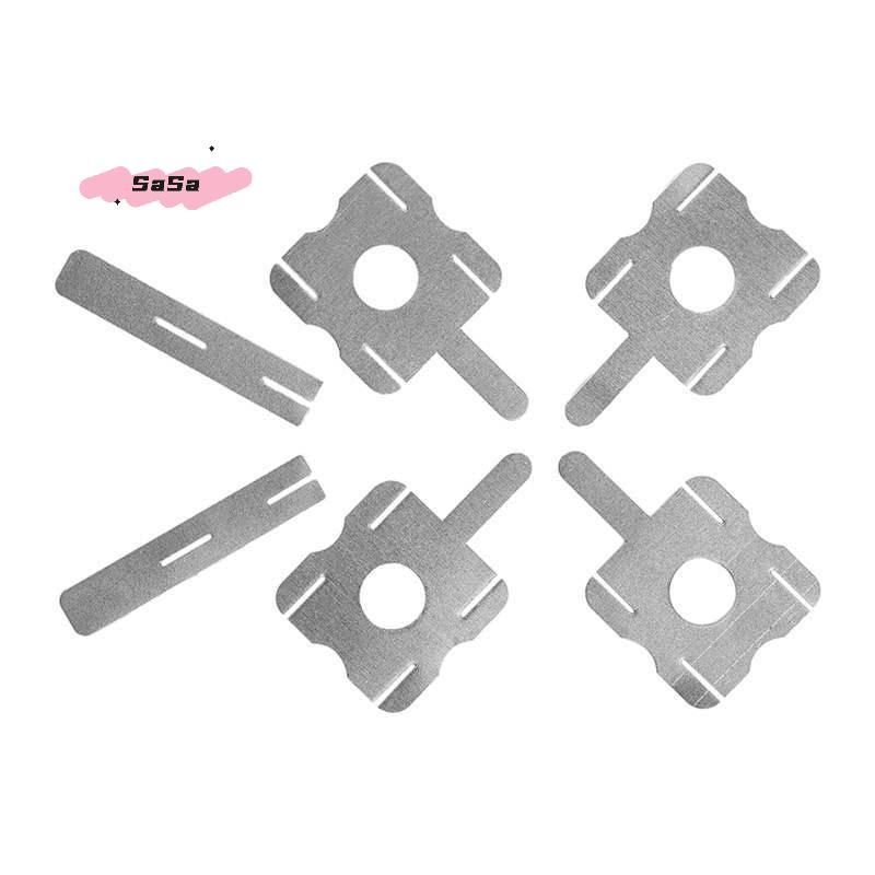 30Pcs 18650 Lithium Battery Nickel Sheets for Spot Welding Machine Polygonal Connection Sheets for Battery Pack