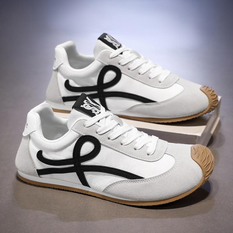 Spring new men's casual retro sports board shoes lightweight soft-soled Forrest Gump shoes breathable versatile little white shoes men's shoes