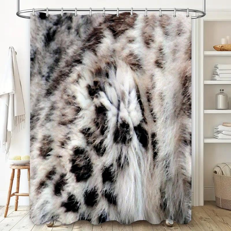 Shower Curtain Nature Abstract Black White Modern Bathroom Decor Waterproof Fabric Washable Artistic Home Textile for Sale