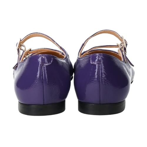 Fabio Rusconi Damen Mary Jane Ballerinas mit Doppelriemen Sacket, Blau, Größe 25.5cm