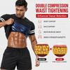 Men Body Shaper Sauna Vest Waist Trainer Sweat Shirt for Weight Loss Slimming Men Pullover Sportswear Workout Suit