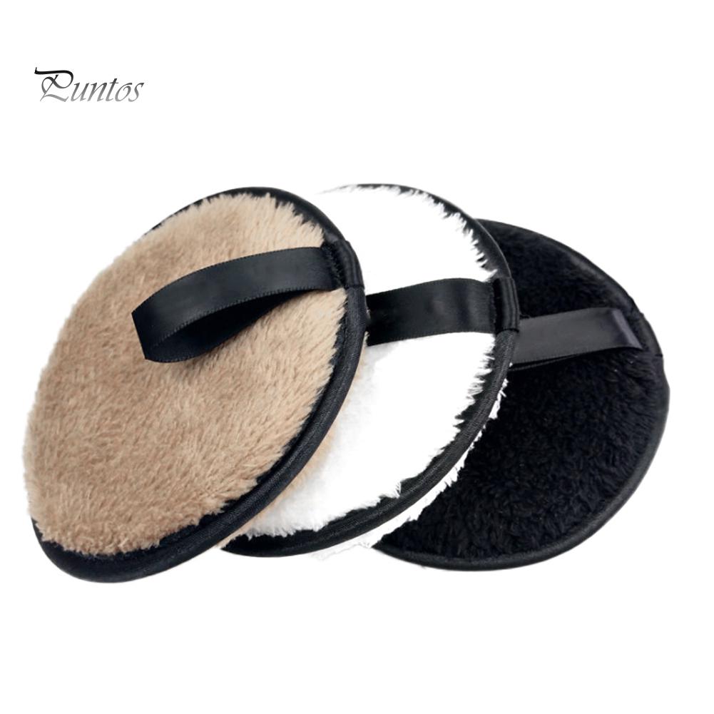 Puntos Cosmetic Soft Sponge Magic Makeup Remover Powder Puff Deep Cleaning Microfiber Cloth Pad